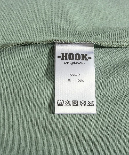 HOOK（フック）の「HOOK -original- アメカジロゴプリントロングTEE（Tシャツ/カットソー・メンズ・ネイビー/ホワイト/ブラック/カーキ・M/XL/L）」の19枚目の写真