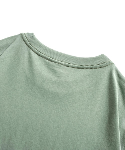 HOOK（フック）の「HOOK -original- アメカジロゴプリントロングTEE（Tシャツ/カットソー・メンズ・ネイビー/ホワイト/ブラック/カーキ・M/XL/L）」の16枚目の写真