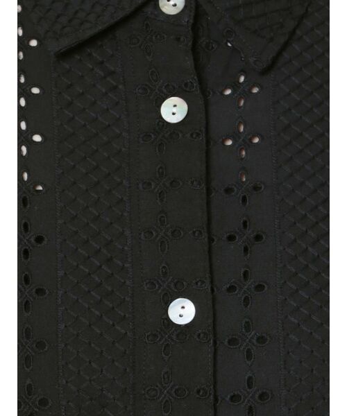 jouetie(ジュエティ)の「スーパーBIG シャツ(シャツ/ブラウス・レディース・オフホワイト/ブラック/グリーン/ブラウン・MEDIUM)」の11枚目の写真