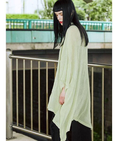 jouetie(ジュエティ)の「スーパーBIG シャツ(シャツ/ブラウス・レディース・オフホワイト/ブラック/グリーン/ブラウン・MEDIUM)」の18枚目の写真