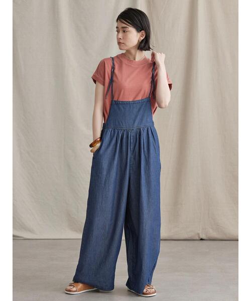 AMERICAN HOLIC（アメリカンホリック）の「イージーワイドサロペット（サロペット/オーバーオール・レディース・インディゴブルー・M/L）」の15枚目の写真