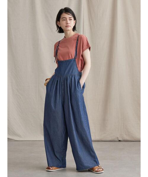 AMERICAN HOLIC（アメリカンホリック）の「イージーワイドサロペット（サロペット/オーバーオール・レディース・インディゴブルー・M/L）」の16枚目の写真