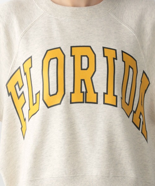 Champion(チャンピオン)の「チャンピオン別注プリントスウェット/277815(Tシャツ/カットソー・レディース・ブラック/キナリ/ブルー・FREE)」の13枚目の写真