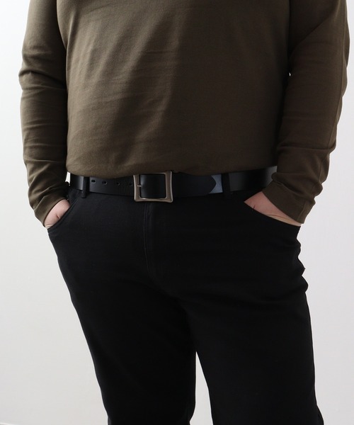 セール】TCYselect 40mm幅LONGSIZEレザーベルト 大きいサイズ（ベルト