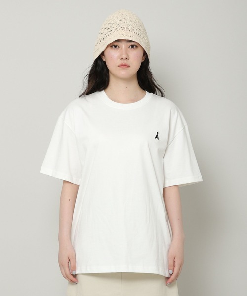 ALAND(エーランド)の「【UNISEX】ALAND/A LOGO WAPPEN T 2349519(Tシャツ/カットソー・レディース・ブラック/アイボリー・MEDIUM/LARGE)」の10枚目の写真
