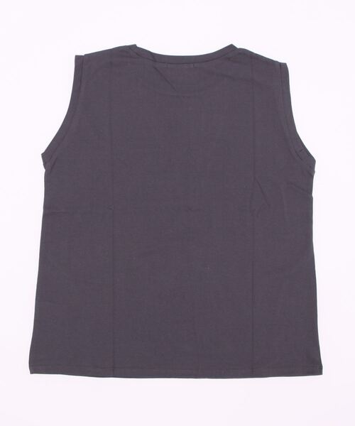 Te chichi TERRASSE（テチチテラス）の「発泡プリントノースリーブTシャツ（Tシャツ/カットソー・レディース・オフホワイト/チャコール/グレー・ﾌﾘ-）」の4枚目の写真