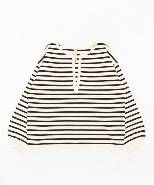 Q（キュー）の「ミラノリブ深キーネックニット（ニット/セーター・レディース・ダークグリーン/ホワイト系その他・MEDIUM）」の8枚目の写真