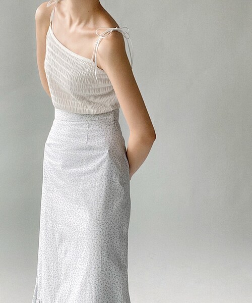 Charles Chaton(シャルルシャトン)の「ribbon ボディスーツ(キャミソール・レディース・ホワイト/ブラック/レッド・FREE)」の10枚目の写真