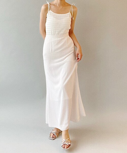 Charles Chaton(シャルルシャトン)の「ribbon ボディスーツ(キャミソール・レディース・ホワイト/ブラック/レッド・FREE)」の15枚目の写真