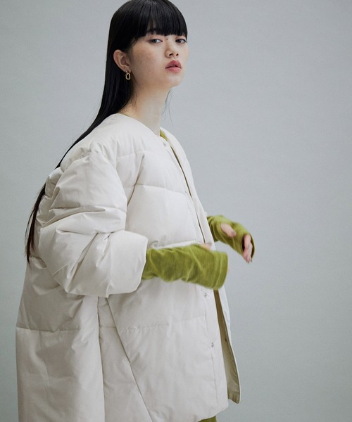 【WEB限定(一部店舗展開あり)】テントシルエットダウンライク中綿ジャケット