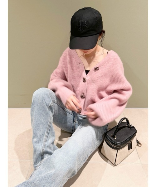 LILY BROWN（リリーブラウン）の「LBデザイン刺繍キャップ（キャップ