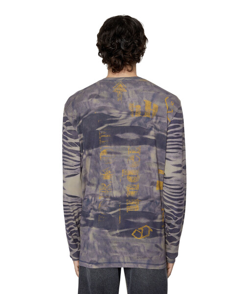 DIESEL(ディーゼル)の「メンズ Tシャツ 長そで カモフラ(Tシャツ/カットソー・メンズ・ライトブラウン/マルチ・MEDIUM/LARGE/SMALL/X-LARGE/XX-LARGE)」の12枚目の写真