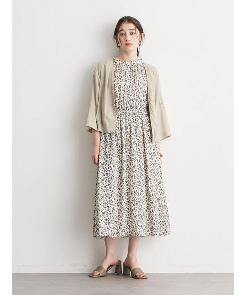 YECCA VECCA（イェッカヴェッカ）の「ヴィンテージフラワー柄ワンピース（ワンピース・レディース・ブラック/アイボリー・FREE）」の16枚目の写真