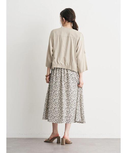 YECCA VECCA（イェッカヴェッカ）の「ヴィンテージフラワー柄ワンピース（ワンピース・レディース・ブラック/アイボリー・FREE）」の18枚目の写真