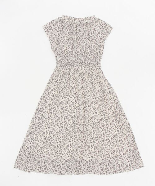 YECCA VECCA（イェッカヴェッカ）の「ヴィンテージフラワー柄ワンピース（ワンピース・レディース・ブラック/アイボリー・FREE）」の5枚目の写真