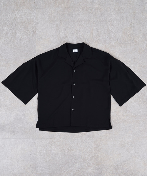 NIDO（ニド）の「if×NIDO　スリットシャツ（シャツ/ブラウス・メンズ・ブラック/クリーム・LARGE/MEDIUM）」の12枚目の写真