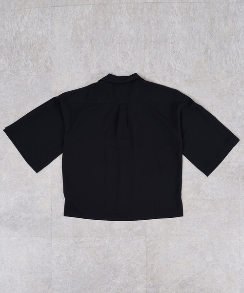 NIDO（ニド）の「if×NIDO　スリットシャツ（シャツ/ブラウス・メンズ・ブラック/クリーム・LARGE/MEDIUM）」の13枚目の写真