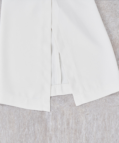 NIDO（ニド）の「if×NIDO　スリットシャツ（シャツ/ブラウス・メンズ・ブラック/クリーム・LARGE/MEDIUM）」の15枚目の写真