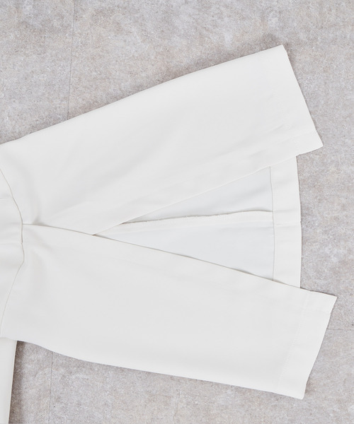 NIDO（ニド）の「if×NIDO　スリットシャツ（シャツ/ブラウス・メンズ・ブラック/クリーム・LARGE/MEDIUM）」の16枚目の写真