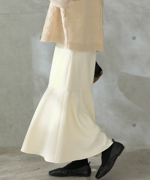 URBAN RESEARCH ROSSO（アーバンリサーチロッソ）の「切替マーメイドスカート（スカート・レディース・オフホワイト/キャメル/ブラウン系その他・38/36）」の5枚目の写真