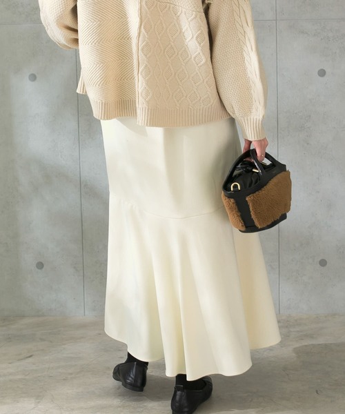 URBAN RESEARCH ROSSO（アーバンリサーチロッソ）の「切替マーメイドスカート（スカート・レディース・オフホワイト/キャメル/ブラウン系その他・38/36）」の6枚目の写真