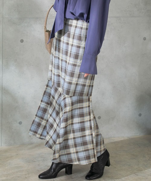 URBAN RESEARCH ROSSO（アーバンリサーチロッソ）の「切替マーメイドスカート（スカート・レディース・オフホワイト/キャメル/ブラウン系その他・38/36）」の11枚目の写真