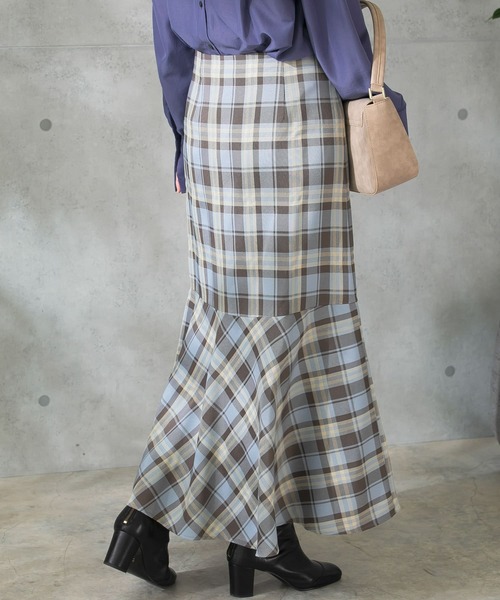 URBAN RESEARCH ROSSO（アーバンリサーチロッソ）の「切替マーメイドスカート（スカート・レディース・オフホワイト/キャメル/ブラウン系その他・38/36）」の12枚目の写真