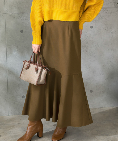 URBAN RESEARCH ROSSO（アーバンリサーチロッソ）の「切替マーメイドスカート（スカート・レディース・オフホワイト/キャメル/ブラウン系その他・38/36）」の16枚目の写真