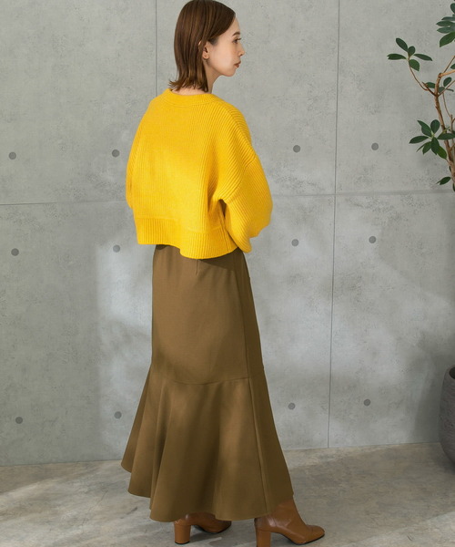 URBAN RESEARCH ROSSO（アーバンリサーチロッソ）の「切替マーメイドスカート（スカート・レディース・オフホワイト/キャメル/ブラウン系その他・38/36）」の20枚目の写真