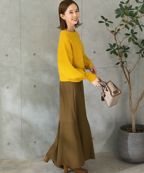 URBAN RESEARCH ROSSO（アーバンリサーチロッソ）の「切替マーメイドスカート（スカート・レディース・オフホワイト/キャメル/ブラウン系その他・38/36）」の21枚目の写真