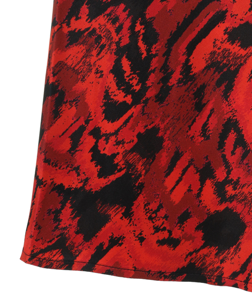 martinique(マルティニーク)の「BANANATIME/223-021-02,223-030-03 EVERYDAY SKIRT(スカート・レディース・レッド/ネイビー・S)」の6枚目の写真