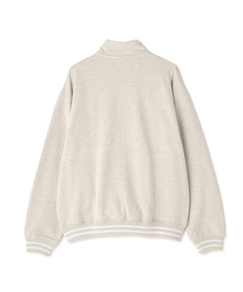 schott（ショット）の「【WEB LIMITED】Schott/ショット/LINE RIB HZ SWEAT SHEELD PATCH/ラインリブ ハーフジップ パッチスウェット（スウェット・メンズ・ブラック/レッド/オートミール/オレンジ・MEDIUM/LARGE/X-LARGE/XX-LARGE）」の10枚目の写真
