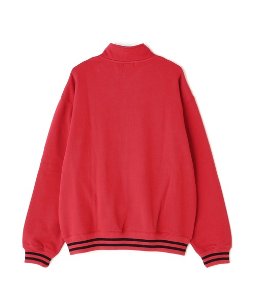 schott（ショット）の「【WEB LIMITED】Schott/ショット/LINE RIB HZ SWEAT SHEELD PATCH/ラインリブ ハーフジップ パッチスウェット（スウェット・メンズ・ブラック/レッド/オートミール/オレンジ・MEDIUM/LARGE/X-LARGE/XX-LARGE）」の11枚目の写真