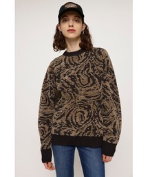 SLY | SWIRL PATTERN KNIT TOPS スワールパターン ニット トップス(ニット/セーター)