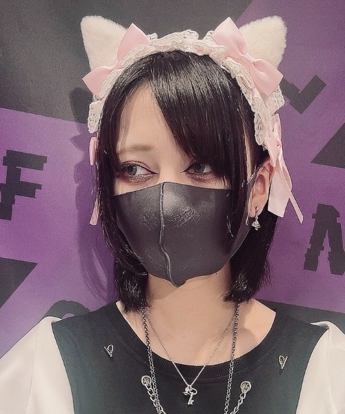 NOVESSEL(ノベセル)の「『NOVESSEL/ノベセル』リボンレースヘッドドレス(その他ヘアアクセサリー・レディース・ホワイト/ライトブルー/ブラック/パープル/ピンク・FREE)」の5枚目の写真