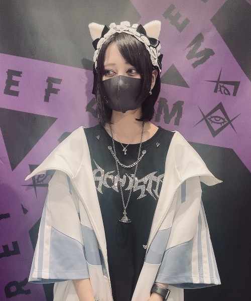 NOVESSEL(ノベセル)の「『NOVESSEL/ノベセル』リボンレースヘッドドレス(その他ヘアアクセサリー・レディース・ホワイト/ライトブルー/ブラック/パープル/ピンク・FREE)」の6枚目の写真