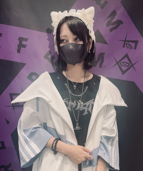 NOVESSEL(ノベセル)の「『NOVESSEL/ノベセル』リボンレースヘッドドレス(その他ヘアアクセサリー・レディース・ホワイト/ライトブルー/ブラック/パープル/ピンク・FREE)」の7枚目の写真