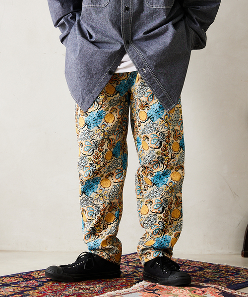 JOURNAL STANDARD relume(ジャーナルスタンダード レリューム)の「ゴブランオリ 総柄イージーパンツ(その他パンツ・メンズ・ブラック/ベージュ/ボルドー・MEDIUM/LARGE)」の11枚目の写真