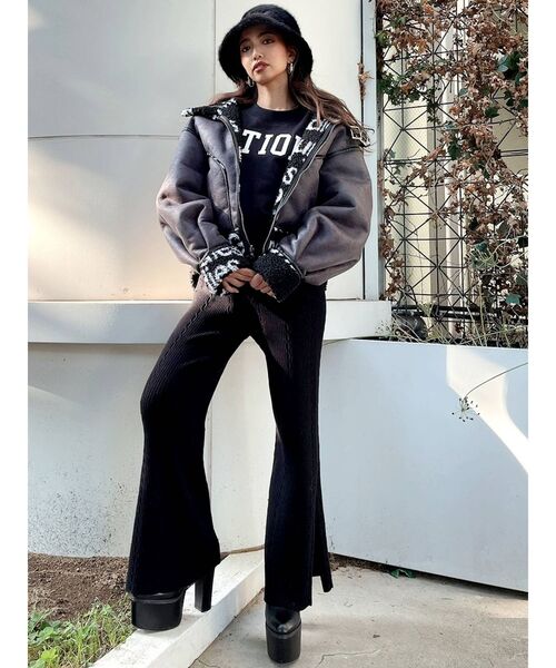 GYDA(ジェイダ)の「EVOLUTIONARY ドルマンスウェットトップス(スウェット・レディース・アイボリー/グレー/ブラック・FREE)」の15枚目の写真