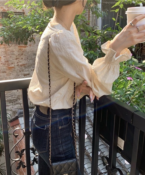 Dita Muaj.（ディータムアージュ）の「レトロレースデザインカーディガン（カーディガン/ボレロ・レディース・アイボリー・S/M/L）」の6枚目の写真