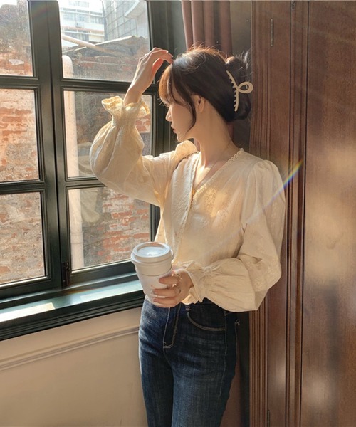 Dita Muaj.（ディータムアージュ）の「レトロレースデザインカーディガン（カーディガン/ボレロ・レディース・アイボリー・S/M/L）」の8枚目の写真