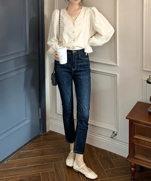 Dita Muaj.（ディータムアージュ）の「レトロレースデザインカーディガン（カーディガン/ボレロ・レディース・アイボリー・S/M/L）」の3枚目の写真