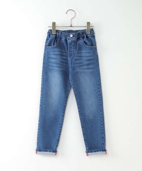 ikka(イッカ)の「【キッズ】スーパーストレッチパンツ(100~160cm)(デニムパンツ・キッズ・チャコールグレー/ネイビー・130/140/150/120/100/110/160)」の2枚目の写真