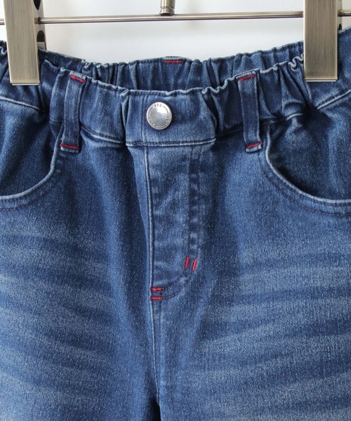 ikka(イッカ)の「【キッズ】スーパーストレッチパンツ(100~160cm)(デニムパンツ・キッズ・チャコールグレー/ネイビー・130/140/150/120/100/110/160)」の4枚目の写真