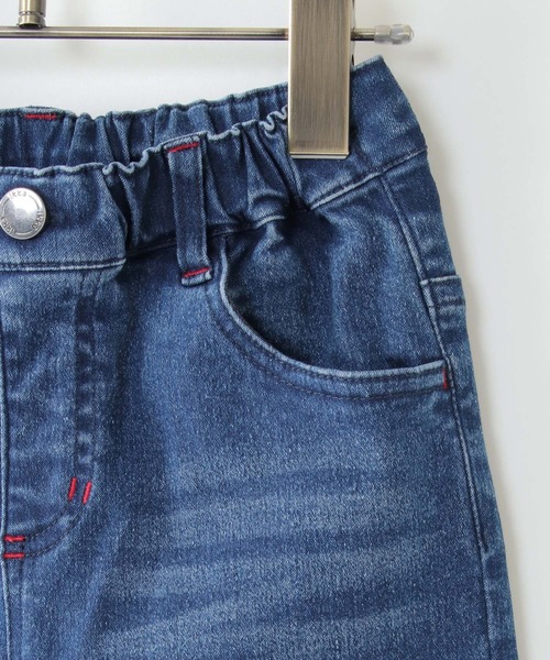 ikka(イッカ)の「【キッズ】スーパーストレッチパンツ(100~160cm)(デニムパンツ・キッズ・チャコールグレー/ネイビー・130/140/150/120/100/110/160)」の5枚目の写真
