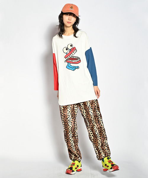 ALDIES(アールディーズ)の「Denture Transformation Cut / デンチャートランスフォーメーションカット(Tシャツ/カットソー・メンズ・ホワイト/イエロー/グリーン・MEDIUM/SMALL)」の2枚目の写真