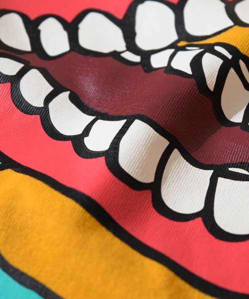 ALDIES(アールディーズ)の「Denture Transformation Cut / デンチャートランスフォーメーションカット(Tシャツ/カットソー・メンズ・ホワイト/イエロー/グリーン・MEDIUM/SMALL)」の9枚目の写真