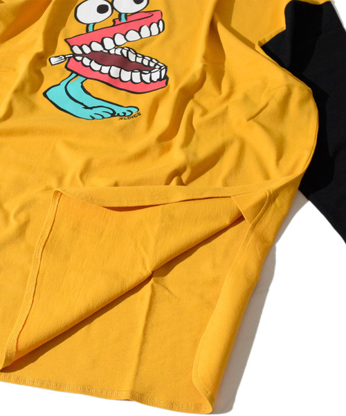 ALDIES(アールディーズ)の「Denture Transformation Cut / デンチャートランスフォーメーションカット(Tシャツ/カットソー・メンズ・ホワイト/イエロー/グリーン・MEDIUM/SMALL)」の11枚目の写真
