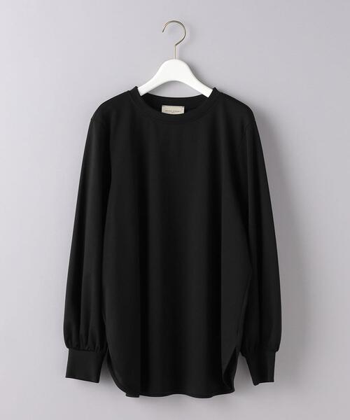 UNITED ARROWS ベロア ボリュームスリーブ カットソー BEAUTY&YOUTH UNITED ARROWS（ビューティーアンドユース