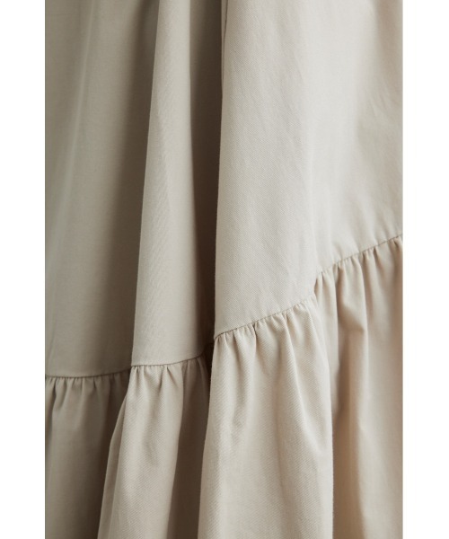 STYLEMIXER(スタイルミキサー)の「ティアードギャザーバルーンワンピース(ワンピース・レディース・ベージュ/ブラック・SMALL/MEDIUM)」の19枚目の写真